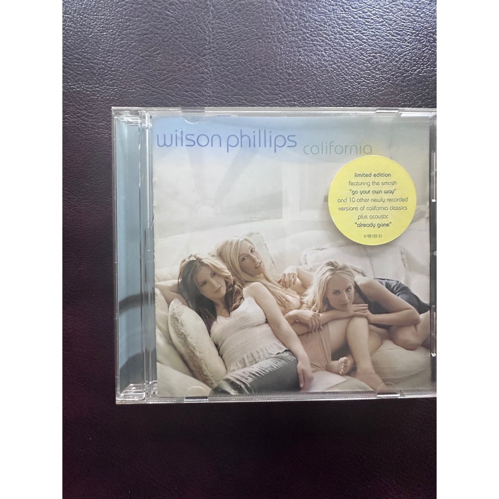 Wilson Phillips California CD 2004 Limited Edition Columbia CK 92103 Pop Rock